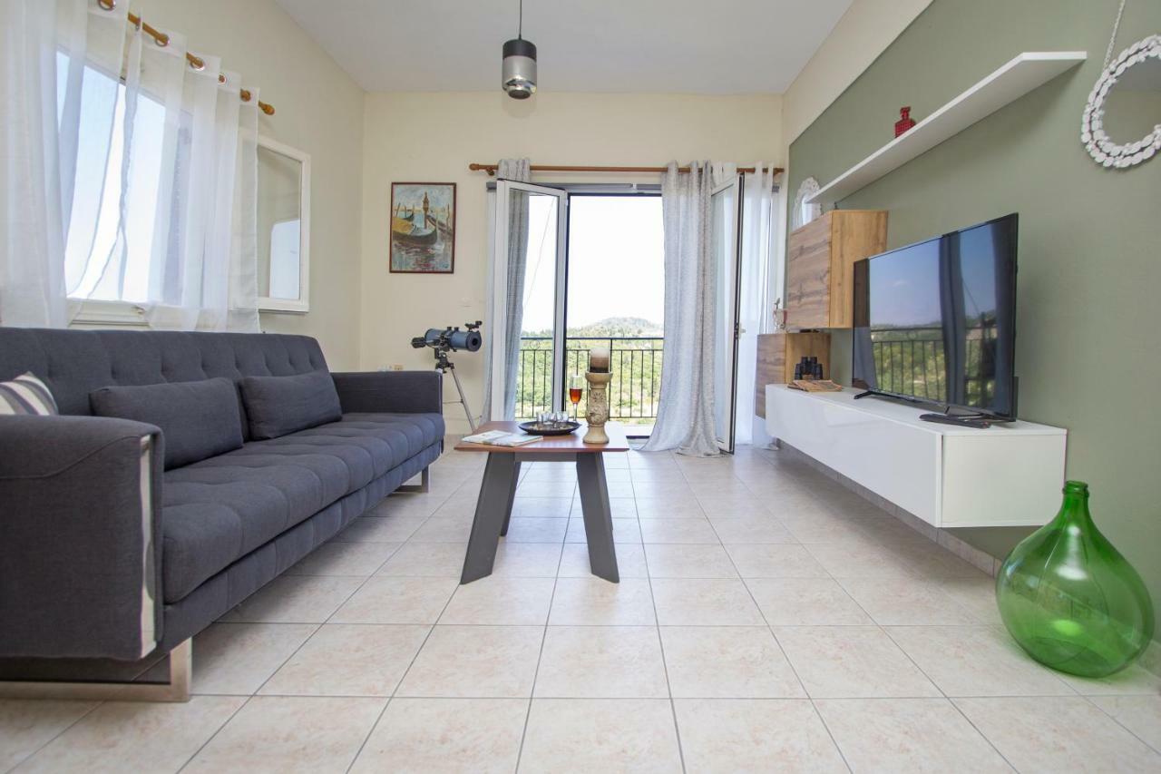 Luxury Skyline Apartment Pelekas Exterior foto